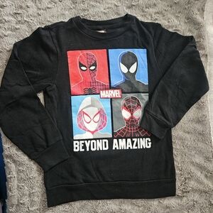 Marvel Black 'Beyond Amazing' Spider-Verse Long Sleeve Sweatshirt